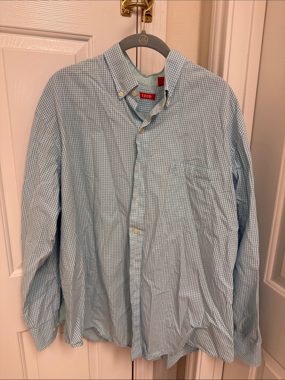 IZOD men’s blue long sleeve shirt